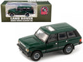 Land Rover Range Classic LSE RHD (Right Hand Drive) Green with Sunroof with Extra Wheels 1/64 Diecast Model Car by BM Creations