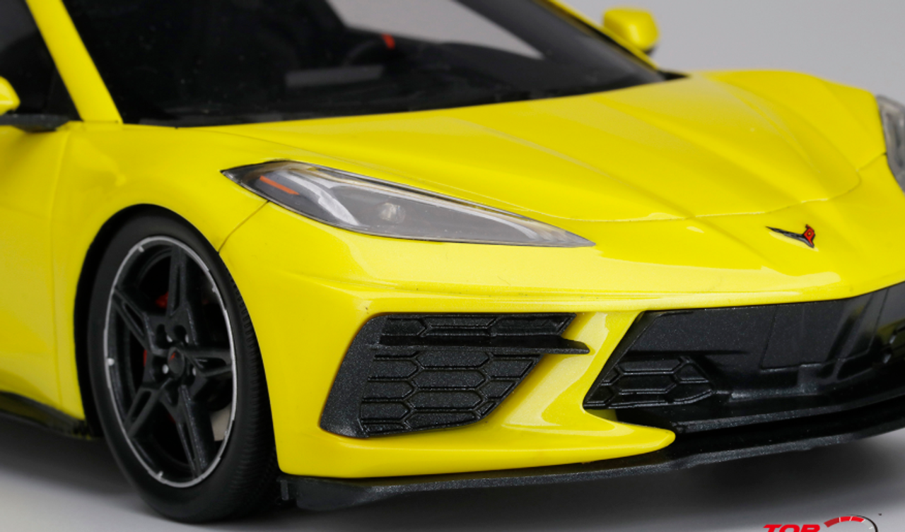 1/18 Top Speed 2020 Chevrolet Corvette C8 Stingray (Accelerate Yellow Metallic) Car Model