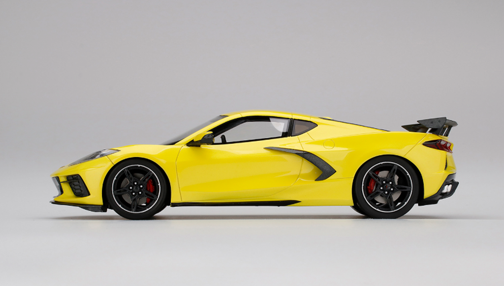 1/18 Top Speed 2020 Chevrolet Corvette C8 Stingray (Accelerate Yellow Metallic) Car Model