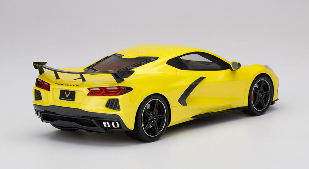 1/18 Top Speed 2020 Chevrolet Corvette C8 Stingray (Accelerate Yellow Metallic) Car Model