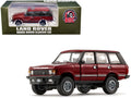Land Rover Range Classic LSE RHD (Right Hand Drive) Red with Sunroof with Extra Wheels 1/64 Diecast Model Car by BM Creations
