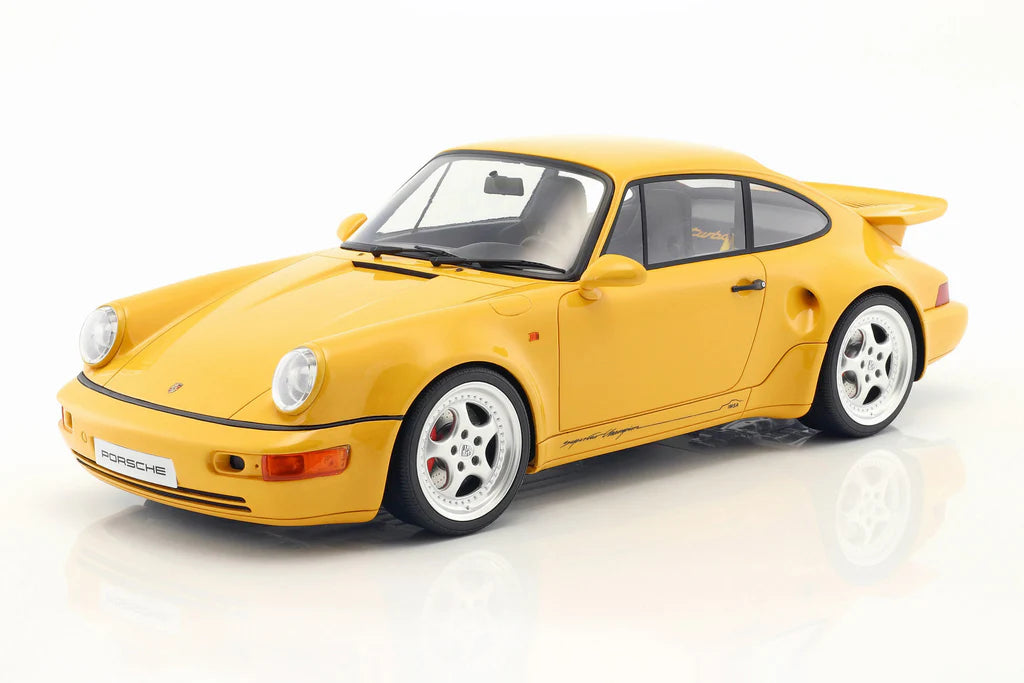 Porsche 911 (964) Turbo S Lightweight 1993 -- Yellow -- GT Spirit 1:12
