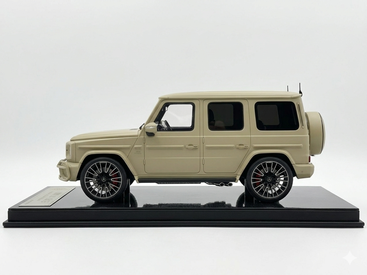 Mercedes-Benz AMG G63 2025 – Military Sand Beige (1:18 Resin, Limited to 63 pcs) SE Models