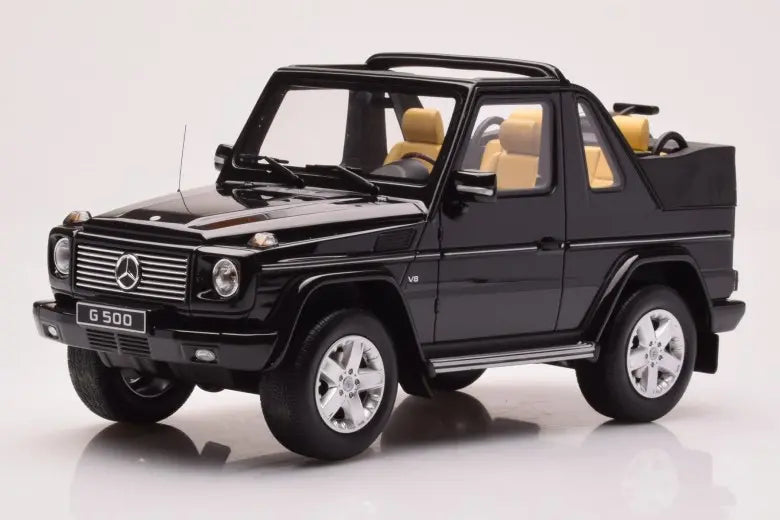 Mercedes G500 Convertible Obsidian Black Otto 1/18