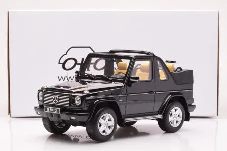 Mercedes G500 Convertible Obsidian Black Otto 1/18
