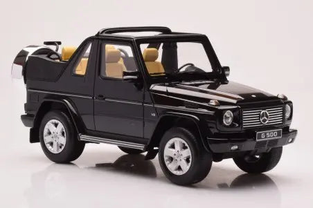 Mercedes G500 Convertible Obsidian Black Otto 1/18