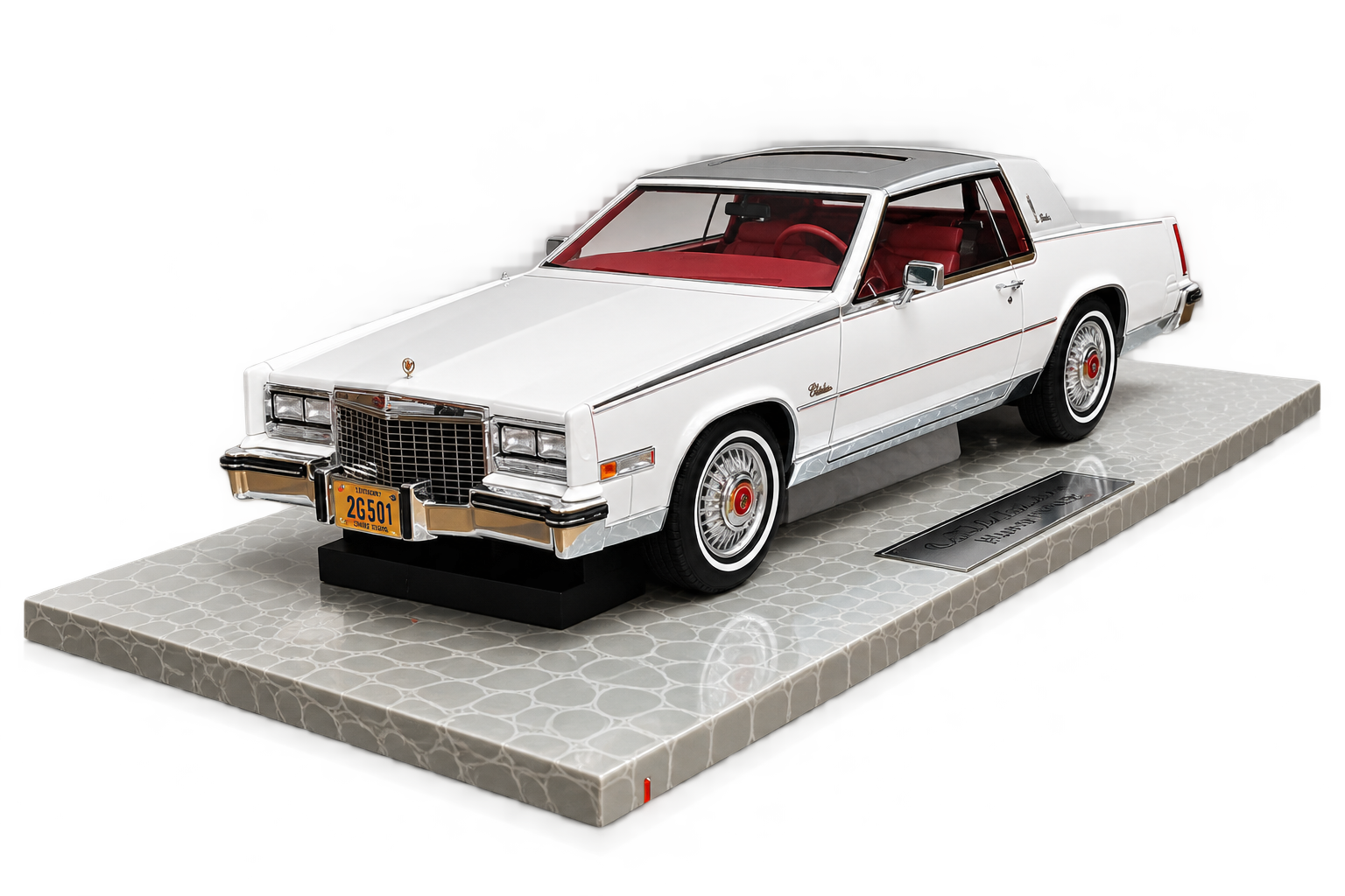 Cadillac Eldorado Biarritz 1980 White 1/18