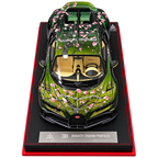 BBA Bugatti 2022 Chiron Profilee Sakura Gradient Green 1:18 – Collectible Resin Model
