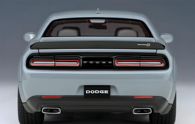 Dodge Challenger R/T wide body Grey diecast car model Autoart 1/18