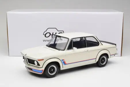 BMW 2002 Turbo Chamonix White Otto 1/12