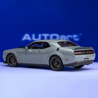 Dodge Challenger R/T wide body Grey diecast car model Autoart 1/18