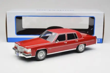 Cadillac Fleetwood Brougham Dark Red Metallic MCG 1/18