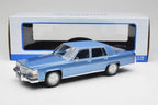 Cadillac Fleetwood Brougham Blue Metallic MCG 1/18
