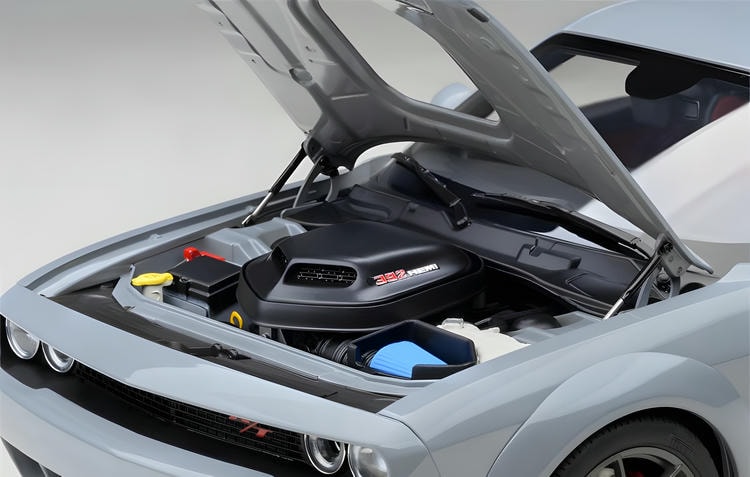 Dodge Challenger R/T wide body Grey diecast car model Autoart 1/18