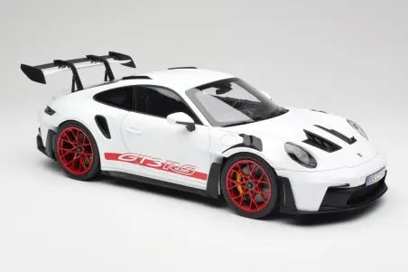 Porsche 911 992 GT3 RS White & Pyro Red Norev 1/12