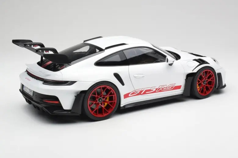 Porsche 911 992 GT3 RS White & Pyro Red Norev 1/12