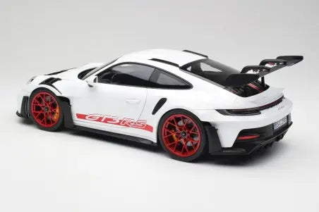 Porsche 911 992 GT3 RS White & Pyro Red Norev 1/12