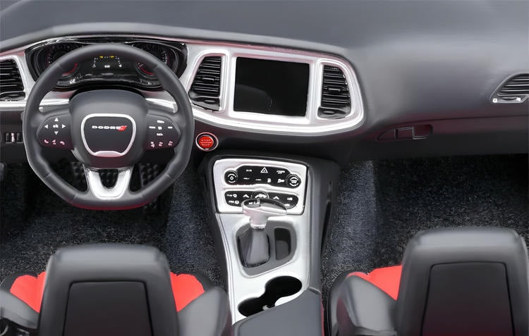 Dodge Challenger R/T wide body Grey diecast car model Autoart 1/18