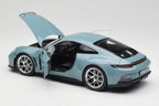 Porsche 911 992 S/T Meissenblue Norev 1/18