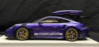 Porsche 911 GT3 RS w/ Roof Rack (Purple/ White) [IVY Model] 1:18 scale