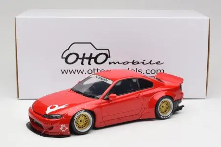 Nissan Silvia S15 Rocket Bunny Burning Red Otto 1/18