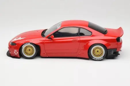 Nissan Silvia S15 Rocket Bunny Burning Red Otto 1/18