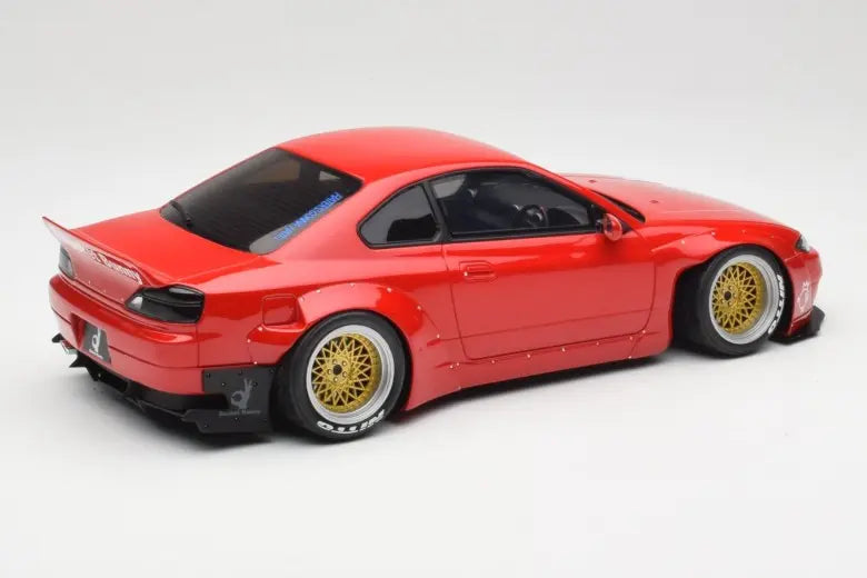 Nissan Silvia S15 Rocket Bunny Burning Red Otto 1/18