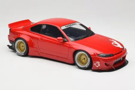 Nissan Silvia S15 Rocket Bunny Burning Red Otto 1/18