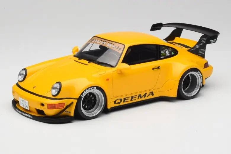 Porsche 911 964 RWB Keema Yellow GT Spirit 1/18