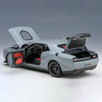 Dodge Challenger R/T wide body Grey diecast car model Autoart 1/18