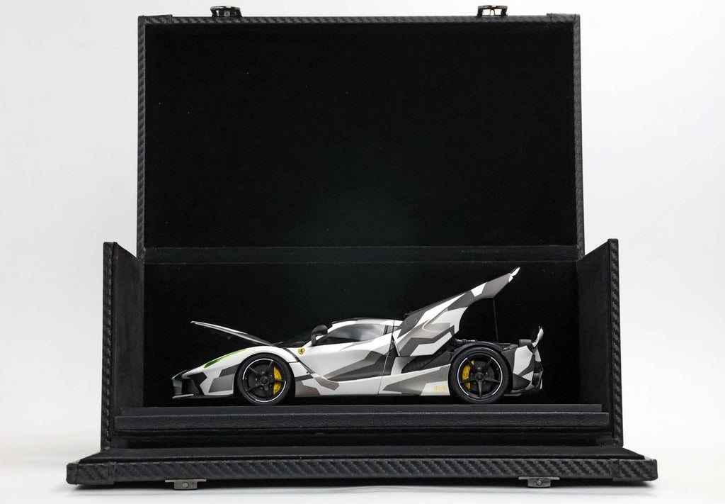 FERRARI LAFERRARI 2012 APRIBILE DIECAST - SPECIAL BOX CAMOUFLAGE VETRINA INCLUSA
