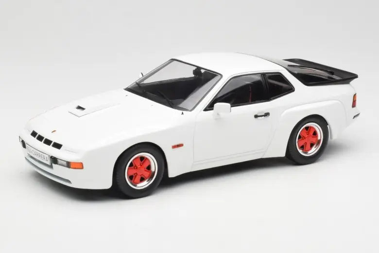 Porsche 924 Carrera GT White & Red Wheels MCG 1/18