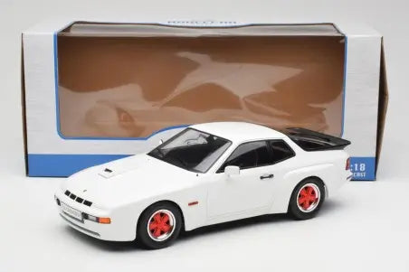 Porsche 924 Carrera GT White & Red Wheels MCG 1/18