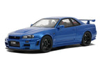Nissan Skyline GR-R R34 NISMO Z-Tune Bayside Blue Otto 1/12