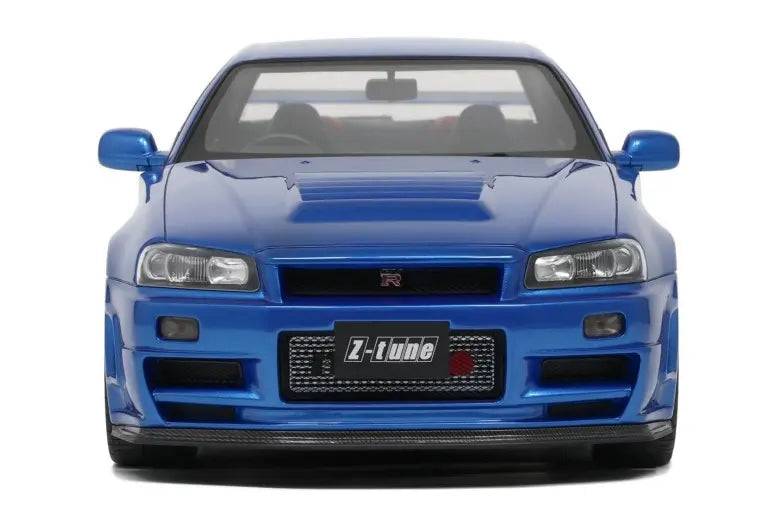 Nissan Skyline GR-R R34 NISMO Z-Tune Bayside Blue Otto 1/12