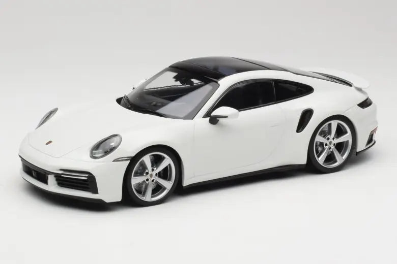 Porsche 911 992 Turbo S White Minichamps 1/18