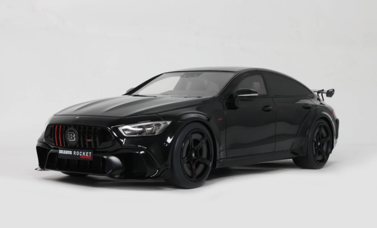 Mercedes-AMG GT 63 S E Performance Brabus Rocket 1000 (Black) Car Model 1/18 GT Spirit