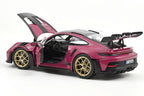 Porsche 911 992 GT3 RS Weissach Pack Ruby Star Norev 1/18