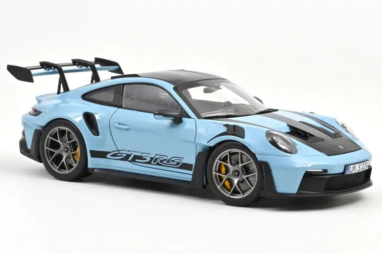911 992 GT3 RS Weissach Pack Gulf blue Norev 1/18