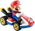 Mario Kart 1:64 Die-Cast Mario with Standard Kart Vehicle Hot Wheels