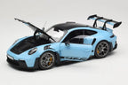 Porsche 911 992 GT3 RS Weissach Pack Gulf Blue Norev 1/18