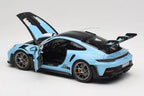 Porsche 911 992 GT3 RS Weissach Pack Gulf Blue Norev 1/18