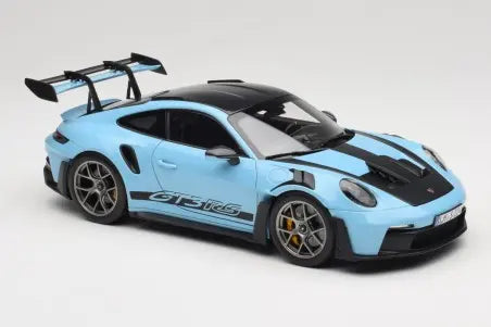 Porsche 911 992 GT3 RS Weissach Pack Gulf Blue Norev 1/18