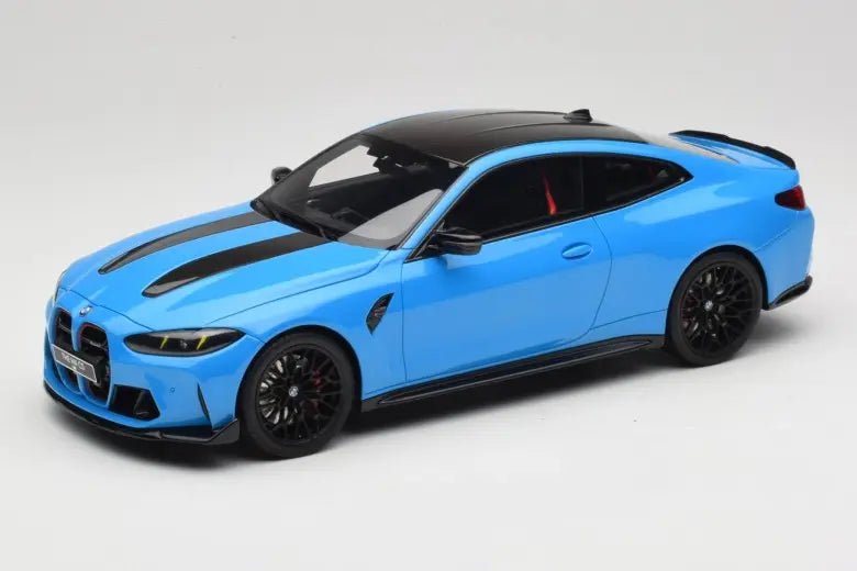 BMW M4 CS G82 Riviera Blue GT Spirit 1/18