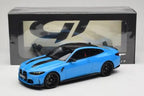 BMW M4 CS G82 Riviera Blue GT Spirit 1/18