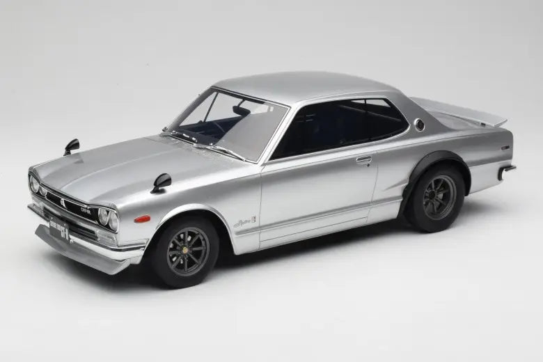Nissan Skyline 2000 GT-R Silver Otto 1/12