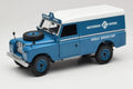 Land Rover Series III 109 Soft Top Motorway Patrol Blue Eagles Race 1:18