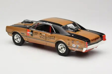 Exhibition Drag Car Oldsmobile 442 Hurst Hairy Olds Twin-Engine 4WD 1966 Highway 61 1:18