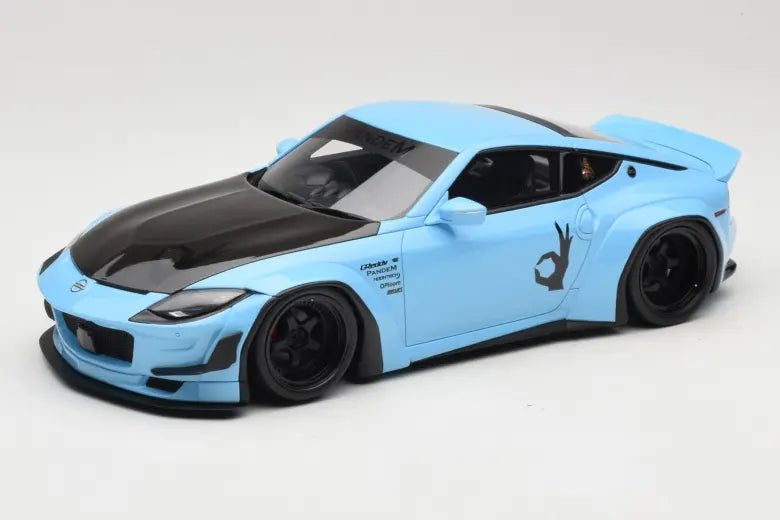 Preorder Nissan Fairlady Z Pandem China Blue Black GT Spirit 1/18