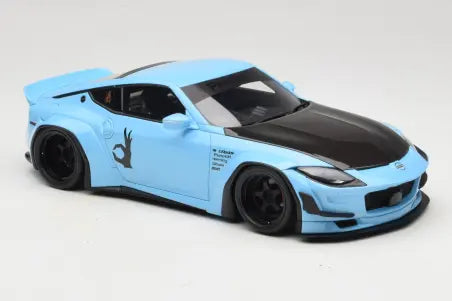 Nissan Fairlady Z Pandem China Blue Black GT Spirit 1/18